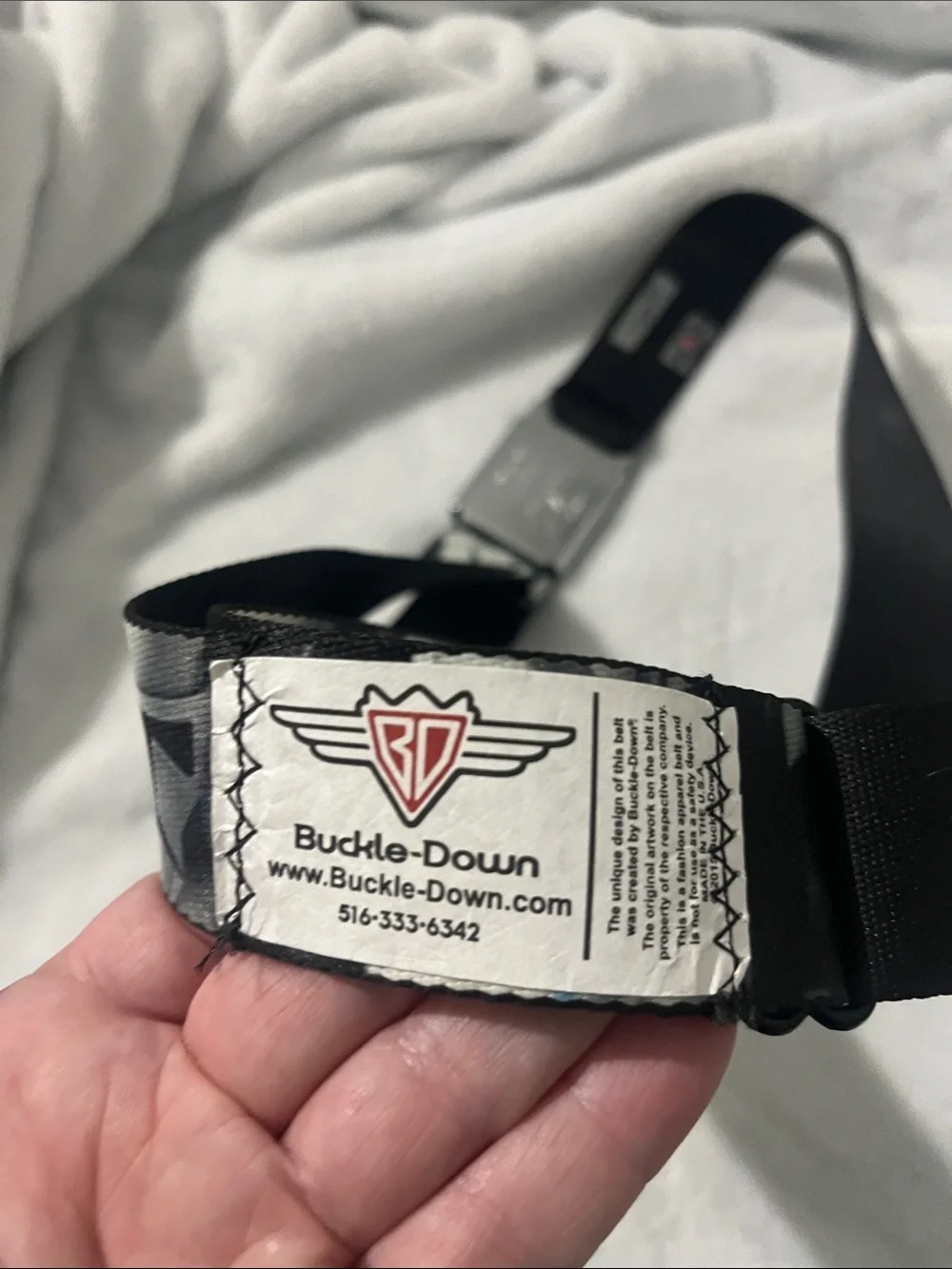 Buckle Down Bot’s Star Wars Storm Trooper Seatbelt style belt
